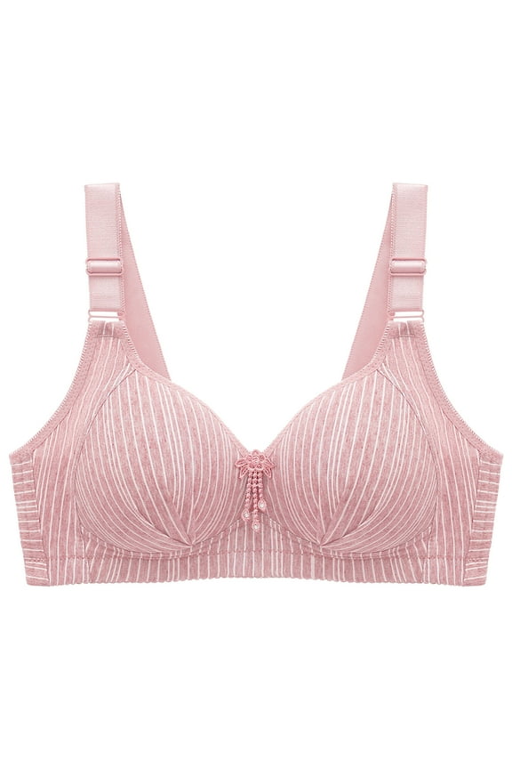 Bras for Womens, Full Coverage Push-Up Wirefree Curve Women Cup Light Padded Underwire T Shirt Bra Comfort Daily Essentialss Support, 1 Piece Size 40