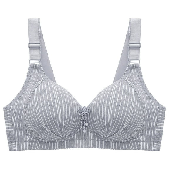 YOTMKGDO Bras for Womens, Full Coverage Push-Up Wirefree Curve Women Cup Light Padded Underwire T Shirt Bra Comfort Daily Essentialss Support, 1 Piece Size 36