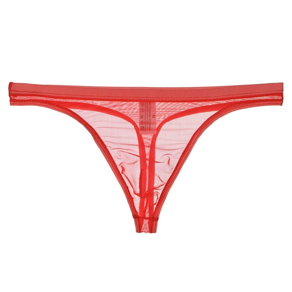YOTMKGDO Briefs Casual Solid Underwear for Men, Red 3XL