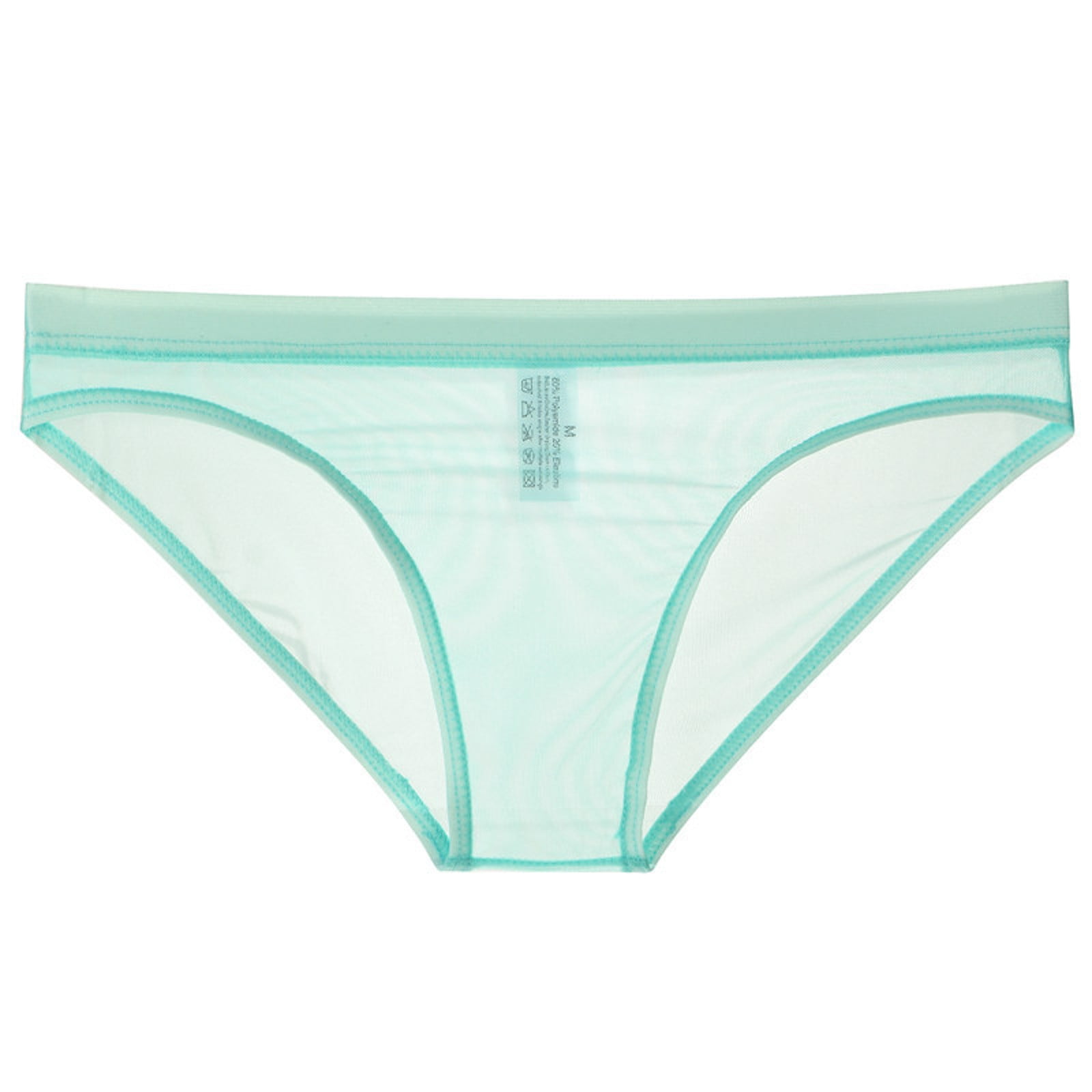 YOTMKGDO Briefs Mens Transparent Underwear Thin Mesh Bagless Tight ...
