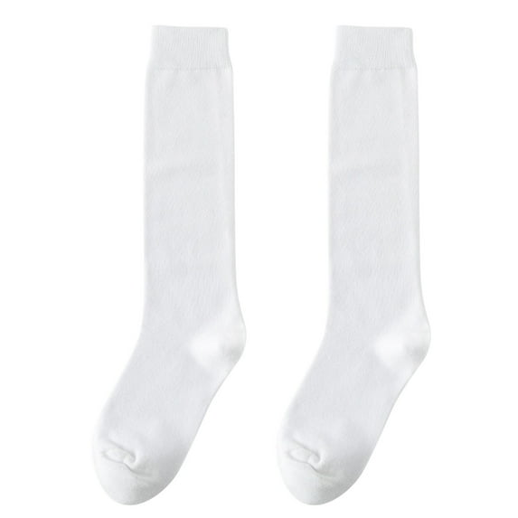 YOTMKGDO Over The Calf Socks, Womens Socks Women'S Winter Thickening Warm Medium Length Leg Socks Keep Warm Sock High The Knee Lightweight Cotton Socks, White