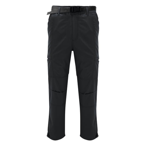 YOTMKGDO Cargo Pants for Men, Work Pants for Men, Windproof and Outdoor Plush Soft Pants with Straight Sleeves Winter Casual Pants Multi Bag Work Tactical Pants Men, Black L