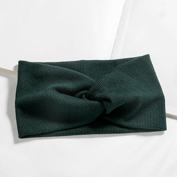 YOTMKGDO Headbands for Women, Workout Sport Headbands Women's New Hair Band Knitted Thread Hair Band Yoga Headband, Green