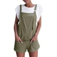 thumbnail image 1 of YOTMKGDO Jumpsuits for Women Women's Jumpsuits Rompers for Women Casual Suspender Shorts Solid Color Overalls with Pockets Pants, Sizes S-XL, 1 of 7