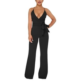 Scoop Women s and Women s Plus Tuxedo Jumpsuit 30 Inseam Sizes XS 4X Walmart