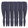 thumbnail image 1 of YOTMKGDO Leggings for Women, Jeggings for Women, 5Pcs Solid Color Stretchy Bottoms Warm Inside Thin Fleece Lined Skinny Leggings Women'S Bottoms, Blue1 L, 1 of 2