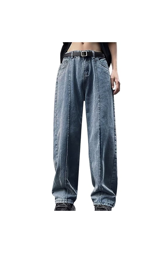 Mens Jeans, Baggy Jeans, Men'S Jeans Comfort Stretch Denim Straight Leg Relaxed Fit Jeans for Men, Blue XL