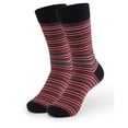 thumbnail image 1 of YOTMKGDO Mens Socks, Men's Long Socks Striped High Waist Casual Trendy Socks, Black, 1 of 3