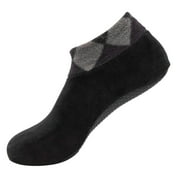 YOTMKGDO Mens Socks, Socks Slipper Slip Floor Bed Men'S Double-Faced Sock Warm Winter Fleece Non Socks, Black