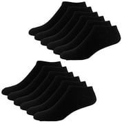 YOTMKGDO Mens Socks, Socks Socks Breathable Men'S Women'S Short Half 10Pairs Sports Socks, Black