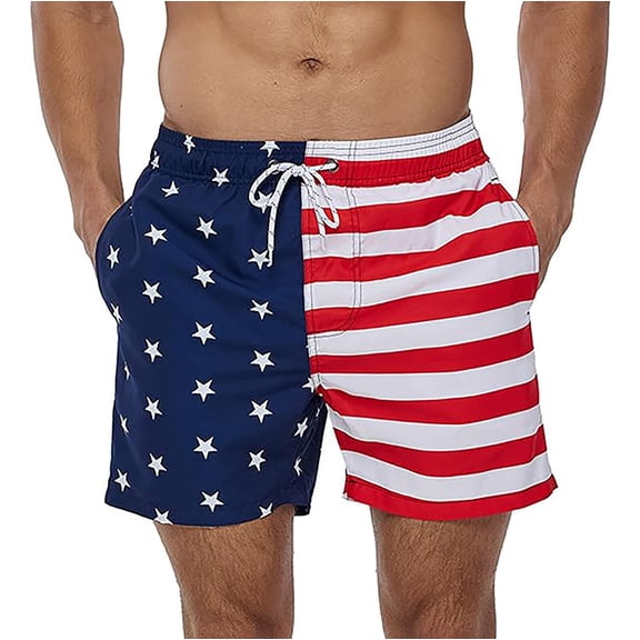 YOTMKGDO Mens Swim Trunks Men's Swim Trunks Dry Surfing Swim Summer Beach Shorts Holiday Cute Drawstring Board Short with Pockets Swim Board Shorts Men'S, red shorts Small