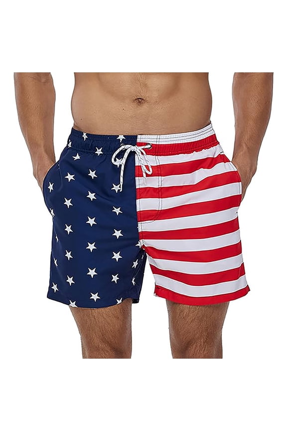 Mens Swim Trunks Men's Swim Trunks Dry Surfing Swim Summer Beach Shorts Holiday Cute Drawstring Board Short with Pockets Swim Board Shorts Men'S, red shorts Large