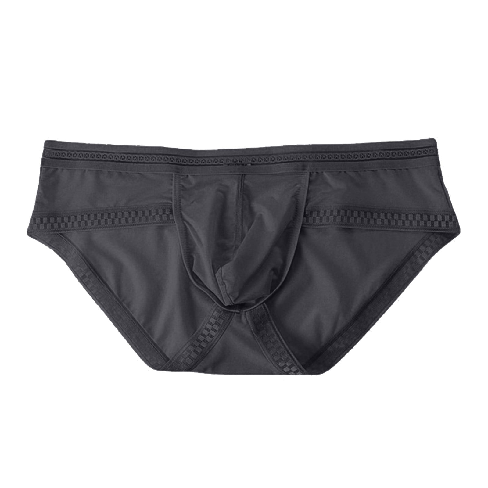 YOTMKGDO Mens Underwear, Boxers for Men Translucent Briefs Solid Short ...