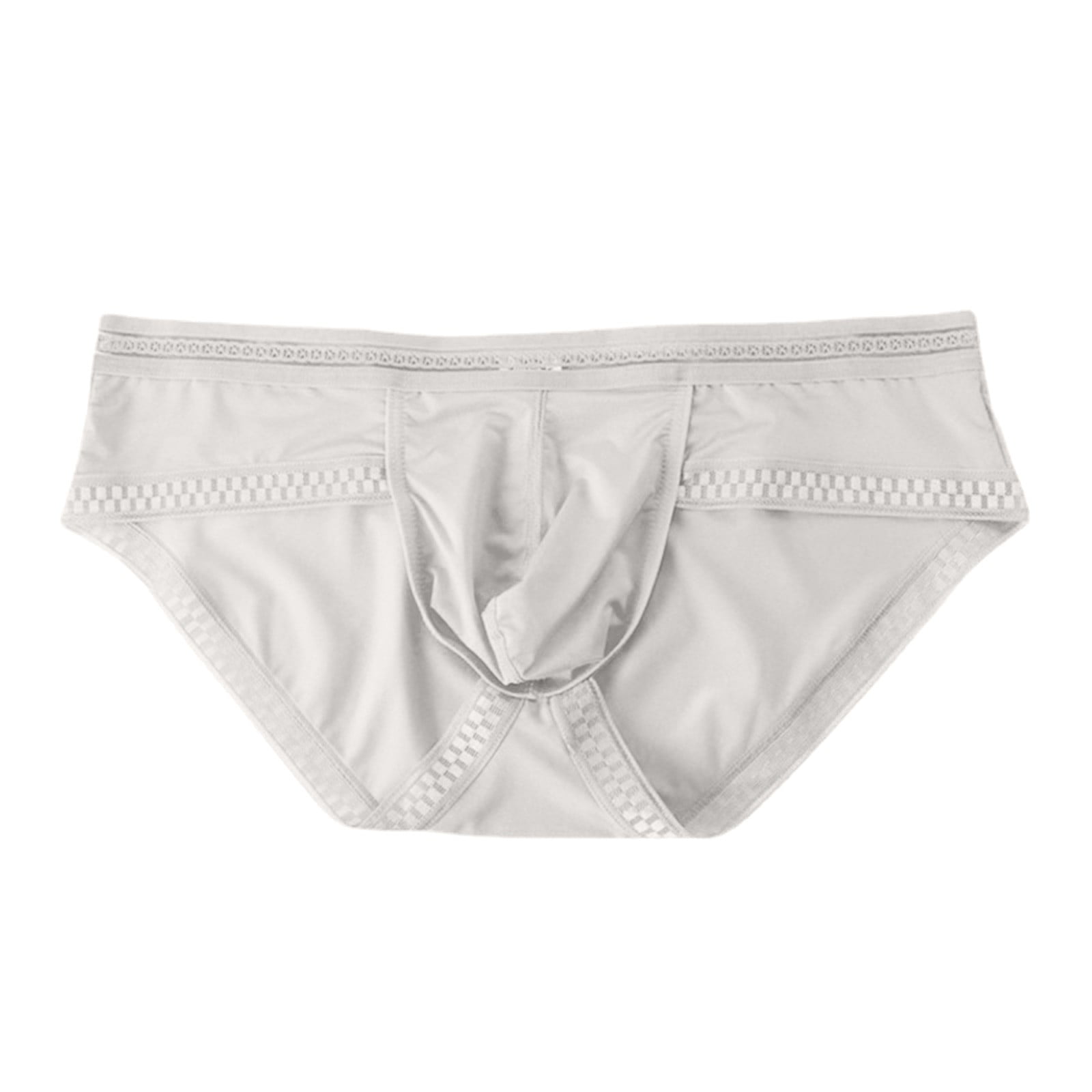 YOTMKGDO Mens Underwear, Boxers for Men Translucent Briefs Solid Short ...