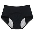 thumbnail image 1 of YOTMKGDO Period Panties, Incontinence Underwear for Women, 1Pc Underwear for Women Leak Proof Cotton Overnight Menstrual Panties Briefs High Waisted Leak Proof, 1PC-Black, 3X-Large, 1 of 8