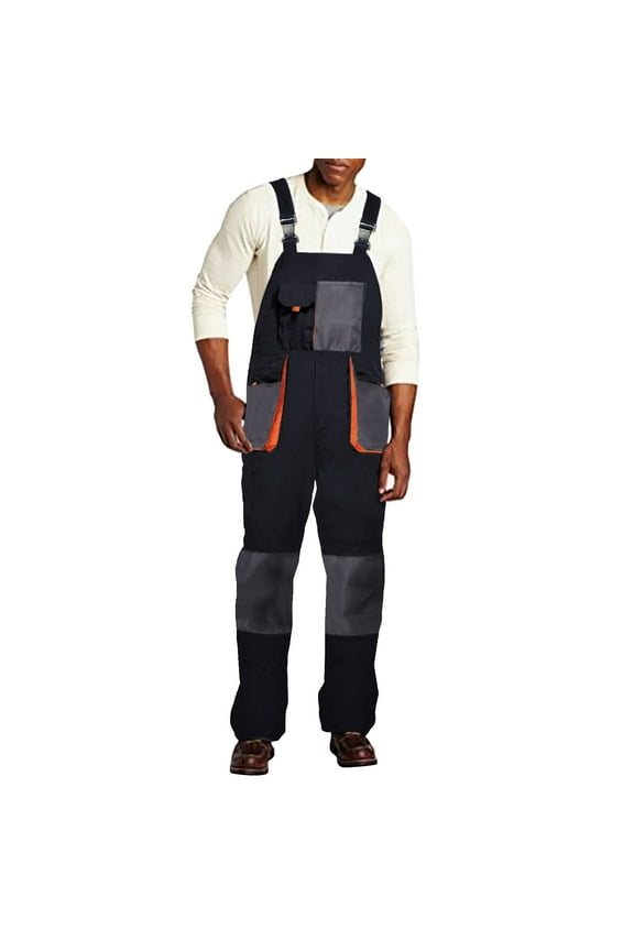 Plus Size Garments for Women s Overalls Men's Denim Bib Overalls Mens Relaxed Fit Overalls Workwear with Adjustable Straps Convenient, Sizes XL-5XL
