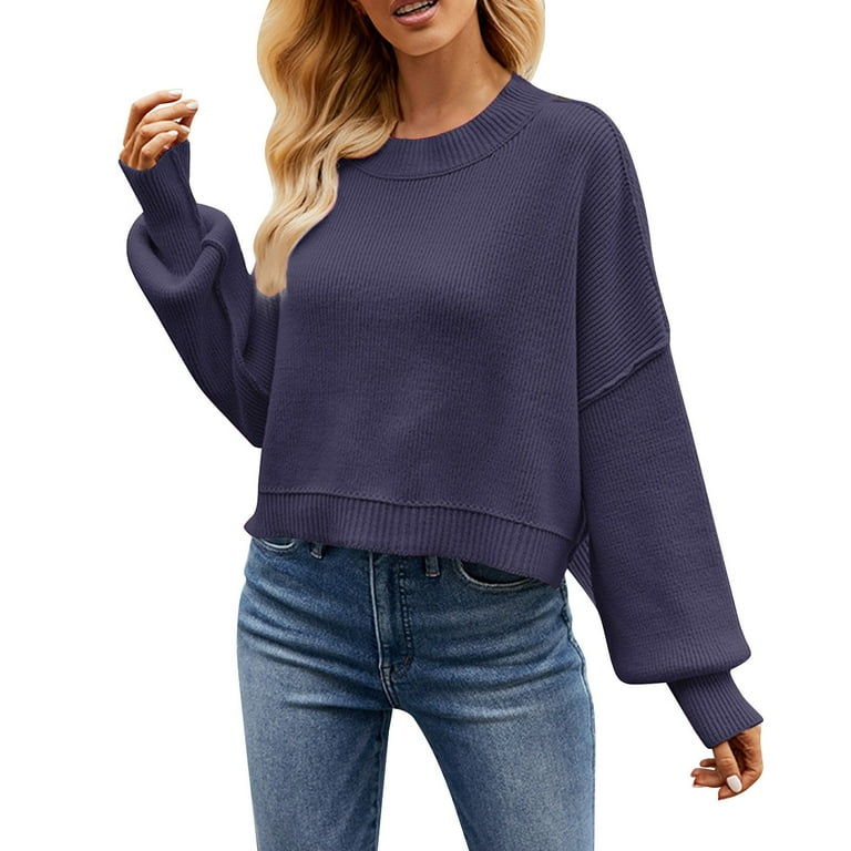 Loose Long Sleeve O-Neck Sweater Loose Long Sleeve O-Neck Sweater