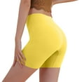 thumbnail image 1 of YOTMKGDO Shorts for Women, Bladder Control Underwear for Women, Summer Ultra Thin Non Marking High Waist Boxer Underwear Women'S Pants Anti Walking , Ladies Underwear Panties (Yellow, L), 1 of 1