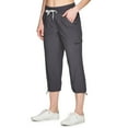 thumbnail image 1 of YOTMKGDO Slacks for Women Active Women's Relaxed Lightweight Woven Cargo Capri Pant Women's Pants Grey M, 1 of 7