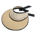 thumbnail image 1 of YOTMKGDO Sun Hat, Visor Hat Ladies Women Casual Wide Brimmed Floppy Foldable Solid Summer Sun Beach Hat, Beige, 1 of 3