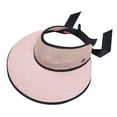 thumbnail image 1 of YOTMKGDO Sun Hat, Visor Hat Ladies Women Casual Wide Brimmed Floppy Foldable Solid Summer Sun Beach Hat, Pink, 1 of 3
