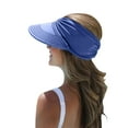 thumbnail image 1 of YOTMKGDO Sun Hat, Visor Hat Womens Visor Wide Hat Summer Face Beach Sports Cap, Dark Blue, 1 of 5