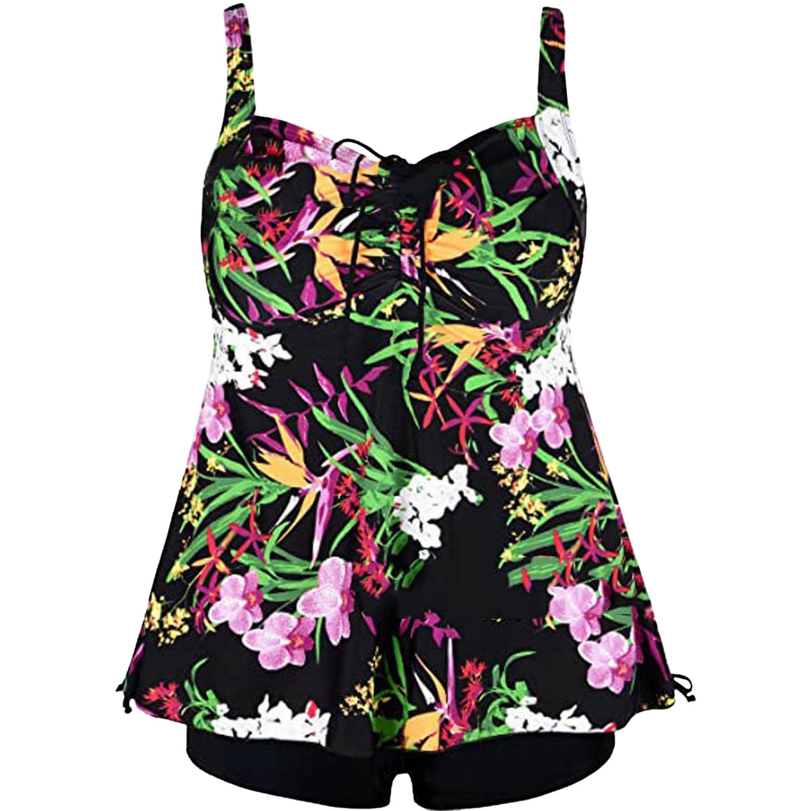 YOTMKGDO Tankini Swimsuits For Women, Women'S Plus Size Swim Dress