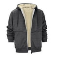 thumbnail image 1 of YOTMKGDO Winter Coats for Men, Sweater Men'S Lamb Loose Coat Plus Sweater Men'S Coat Zipper Pocket Dark Gray M, 1 of 1