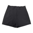 thumbnail image 1 of YOTMKGDO Womens Shorts Women Stretch Twill Shorts Summer Casual Shorts Pull On Chino Shorts Elastic Waist Stretchy Denim Shorts, Black X-Large, 1 of 5