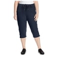 thumbnail image 1 of YOTMKGDO Yoga Pants Women, Yoga Pants cotton for Wearing daily women Solid Mid-Length Comfort Waist, Navy XL, 1 of 9