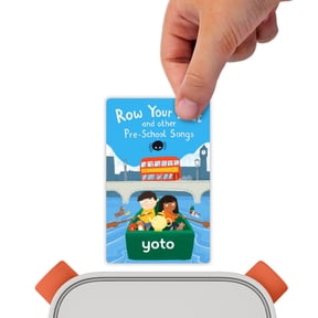YOTO Row Your Boat & Other Pre-School Songs Kids Musical Card for Use with Player & Mini All-in-1 Audio Device, Screen-Free Listening with Fun Singalong Music for Playtime Parties & Travel