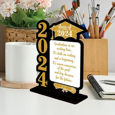 YOTQUSKI 2024 Graduation Picture Frame,Graduation Frames 2024,Graduation Picture Frame 2024,Graduation Frame 2024 Graduation Gifts Wood Frame for High School College Graduation