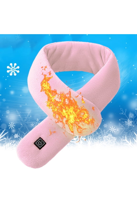 33.5x3.9 in Heated Scarf USB, Heated Scarf for Women, Winter Scarf, Heated Scarf Neck Heating Pad, Three Temp settings Soft Comfortable Heated Scarf