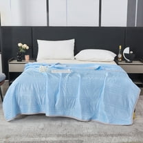 YOTQUSKI Blankets for Beds, 60"×80" Queen Size Throw Blanket, Breathable & Moisture-Wicking Soft Cooling Throw Blanket for Hot Sleepers and Night Sweats