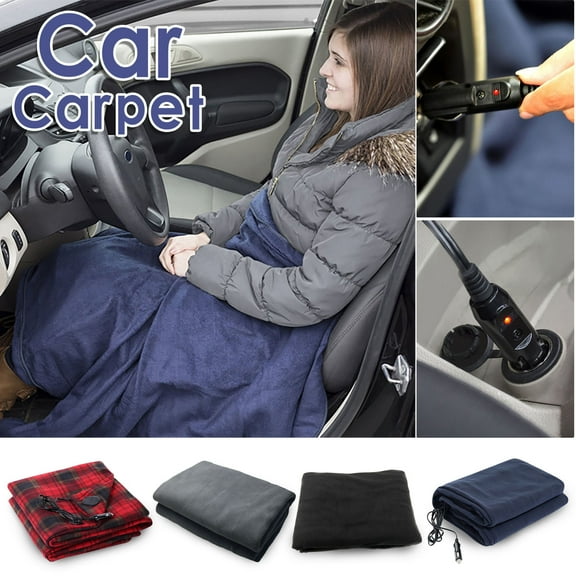 YOTQUSKI Car Heated Blanket, Heated Blanket for Camping, Portable Heated Blankets, 12V Electric Blanket for Camping, Car, Truck, SUV, RV 58x42 Inch