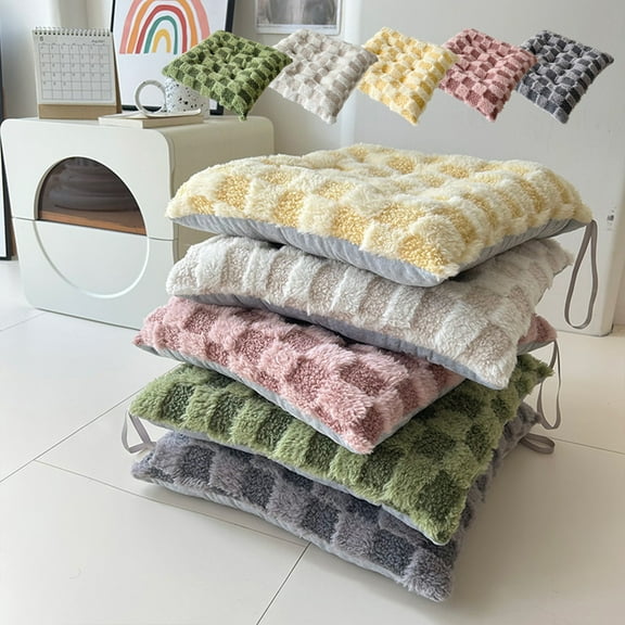 YOTQUSKI Chair Cushions, Chair Pads for Dining Chairs, Chair Cushions for Office Chair, Thickened Seat Cushion, Winter Chair Cushion for Living Room Tatami, Home, Outdoor, 16 Inch