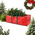 thumbnail image 1 of YOTQUSKI Christmas Tree Storage Box Plastic Hard, Fits 7.5 Ft Artificial Trees, Labeling Card Slot, Heavy Duty Extra Large with Reinforced Handles and Dual Zippers Wide Opening, 1 of 6