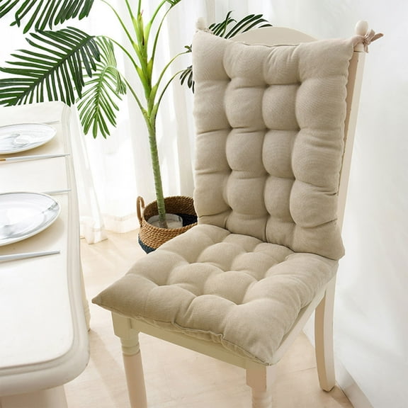 YOTQUSKI Cushions for Rocking Chairs Outdoor, Rocking Chair Cushions Indoor, Pillows for Outdoor Chairs, Chaise Lounge Cushions Clearance, Outdoor Chair Cushions with Ties, 37.4'' x 15.75''