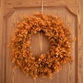 thumbnail image 1 of YOTQUSKI Fall Wreath,Halloween Wreath,Halloween Hanging Door Wreaths Holiday Decorations Plastic Small Flowers Window PropsHome Decor Window Wall Hangings Beautifully Styled, 1 of 5