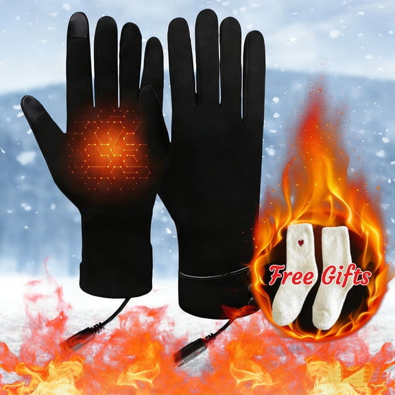 YOTQUSKI Heated Gloves for Women, Heated Gloves for Arthritis Hands, Heated Gloves for Men Rechargeable, USB Warm Gloves Men Women Hunting, Skiing, Outdoor Work