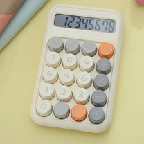 YOTQUSKI Mechanical Switch Calculator with Big Buttons, Calculators Desktop, 8 Digits, Large LCD Display, Desk Calculator, Cute Colorful Calculators for Teachers Students Basic Office