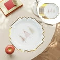 thumbnail image 1 of YOTQUSKI Paper Plates, 10 Pcs Christmas Paper Plates, Large Disposable Dinner Serving Platters, Dinnerware Table Decorations Disposable Decorative Tableware Paper, 1 of 6