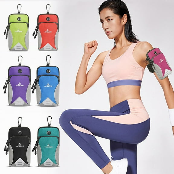 YOTQUSKI Phone Holder for Running, Cell Phone Arm Bands, Phone Strap Armband Fits iPhone and Android, Use for Running, Walking, Hiking and Biking
