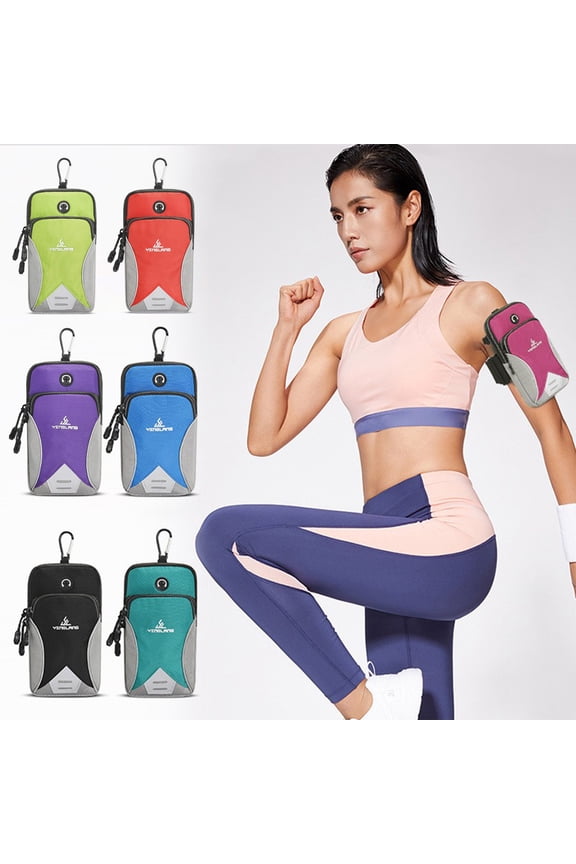 YOTQUSKI Phone Holder for Running, Cell Phone Arm Bands, Phone Strap Armband Fits iPhone and Android, Use for Running, Walking, Hiking and Biking