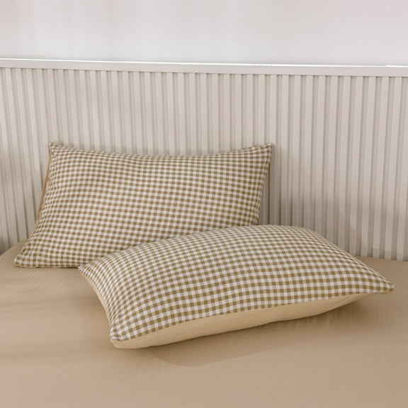 YOTQUSKI Pillow Cases,Pillow Cases Set of 2,Isolation Layer Pillow,Breathable and Skin-friendly Waterproofing Oil and Stain-Proof,for Toddlers Kids,Boys Teens and Girls,Size 19”*30”