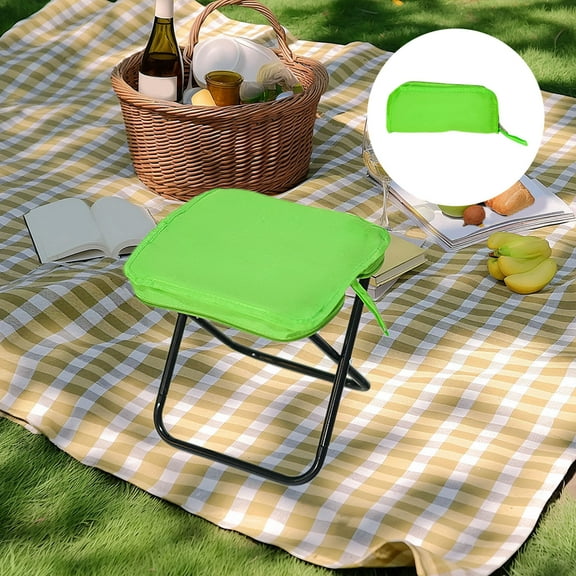 YOTQUSKI Portable Folding Stool, Mini Foldable Chair, Ultralight Camping Stools with Carry Bag for Adults, Fishing, Hiking, Gardening, Beach