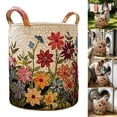 thumbnail image 1 of YOTQUSKI Quilted Laundry Basket with Handles, Large Fabric Storage Hampers, Multi-functional Lightweight and Foldable Designs, Storage Basket for Bedroom, Nursery, Dormitory, 1 of 8