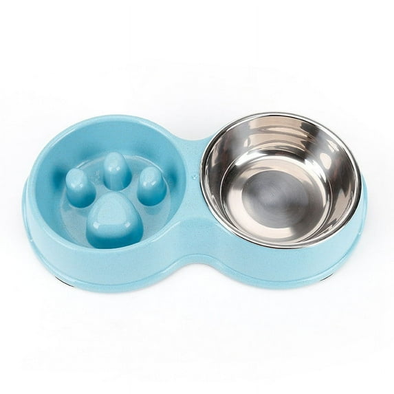 YOTQUSKI Stainless Steel Cat Bowl, Elevated Pet Bowls, Small Cat Bowls, Small Cat Food Dishes, Dog Bowl, Dog Food Bowl, for Food & Water, Anti-Slip Feeder for Cats and Small Dogs