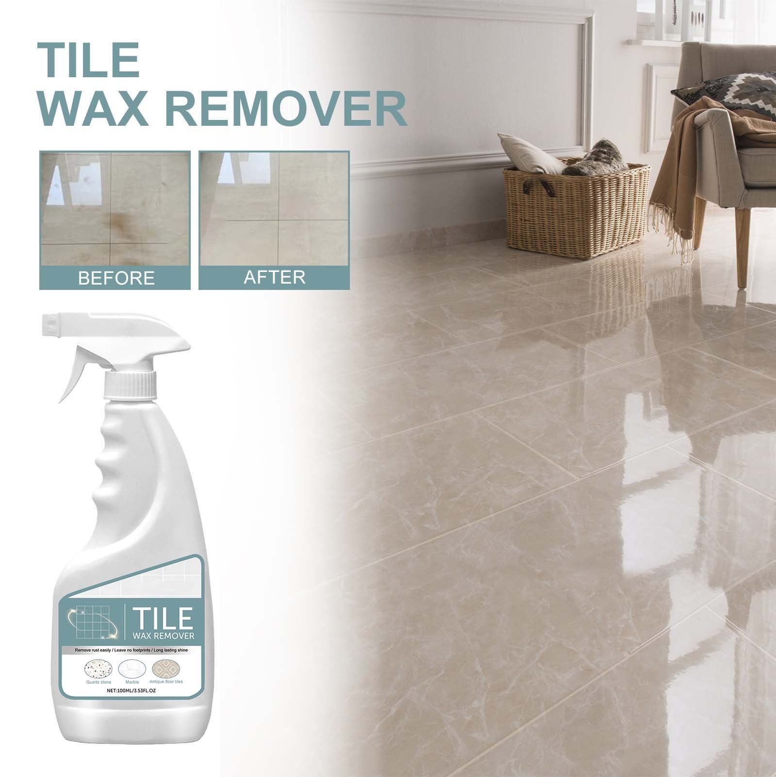 YOTQUSKI Tile Wax Remover, Floor Cleaner, Heavy-Duty Floor Cleaner ...