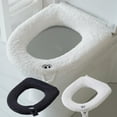 thumbnail image 1 of YOTQUSKI Toilet Seat Covers Elongated, Washable & Reusable Flexible and Stretchy, Universal Toilet Types Easy to Install 16.54*14.57 in, 1 of 5